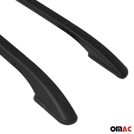 Dachreling Relingträger Aluminium für Nissan Qashqai J10 2006-2014 Alu Schwarz