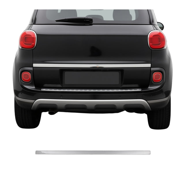 Kofferraumleiste Heckklappe Leiste für Fiat 500L 2012-2024 Edelstahl Chrom 1tlg