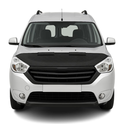 Schwarz Halb Haubenbra Steinschlagschutz Bonnet Bra für Dacia Dokker 2012-2021