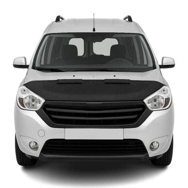 Schwarz Halb Haubenbra Steinschlagschutz Bonnet Bra für Dacia Dokker 2012-2021