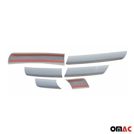 Kühlergrill Leisten Grillleisten für Dacia Logan 2004-2008 Edelstahl Chrom 6tlg