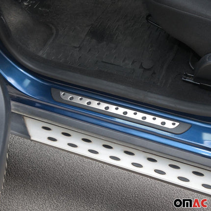 Einstiegsleisten Türschweller für VW Caddy 2003-2026 Edelstahl Chrom 4tlg