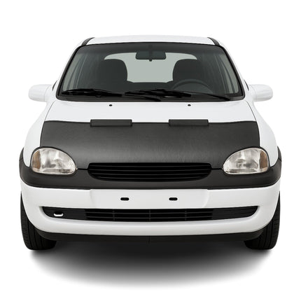 Haubenbra Steinschlagschutz Bonnet Bra für Opel Corsa B 1993-2000 Carbon Halb