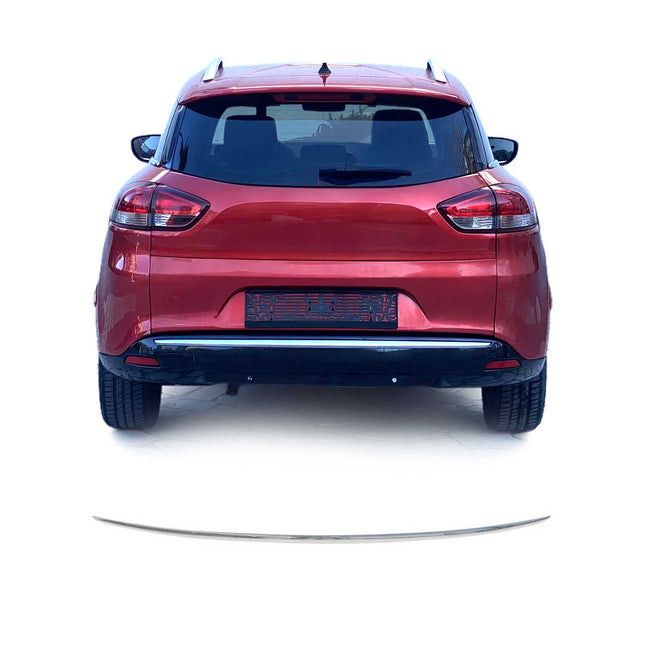 Stoßstangen Heckblende für Renault Clio Grandtour 2012-2019 Edelstahl Chrom 1x