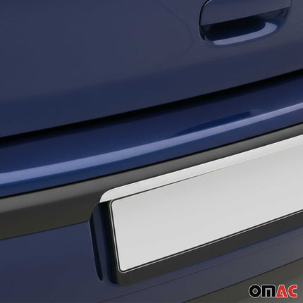 Kofferraumleiste Heckklappe Leiste für VW Polo 2001-2009 Untere Chrom Edelstahl