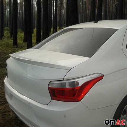 Heckspoiler Heckflügel Hecklippe für Citroen C-Elysee 2012-2020 ABS Schwarz 1tlg