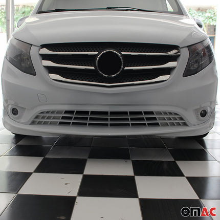 Stoßstange Front Spoiler Lipe für Mercedes Vito W447 2014-2019 ABS Grundiert