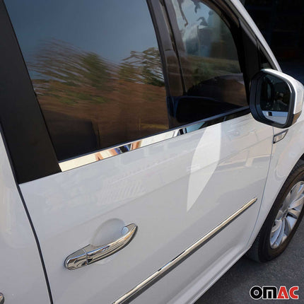 Fensterleisten Zierleisten für VW Caddy 2015-2020 Rechts Edelstahl Chrom 2tlg