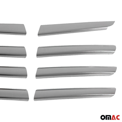 Kühlergrill Leisten Grillleisten für Nissan Qashqai J10 2006-2014 Chrom 8x