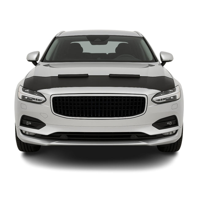 Haubenbra Steinschlagschutz Bonnet Bra für Volvo S90 2017-2025 Schwarz Halb