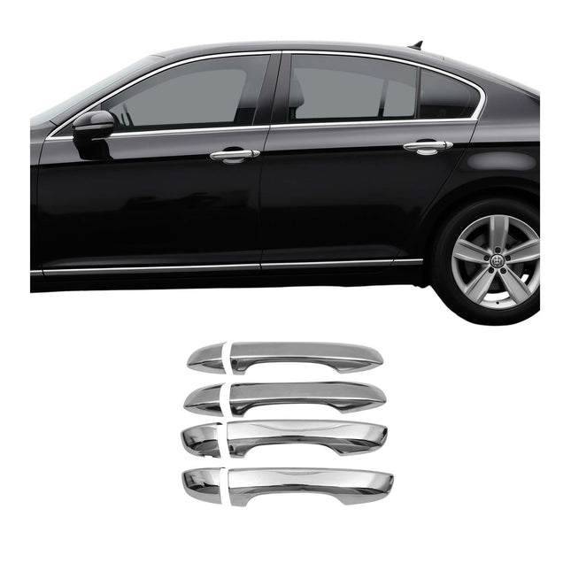 Chrom Türgriff Blende für VW Passat 2005-2015 4-Tür Edelstahl 8tlg