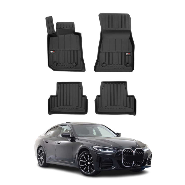 Fußmatten Gummimatten für BMW 4er G26 Gran Coupe / i4 2020-2026 Premium TPE 4tlg