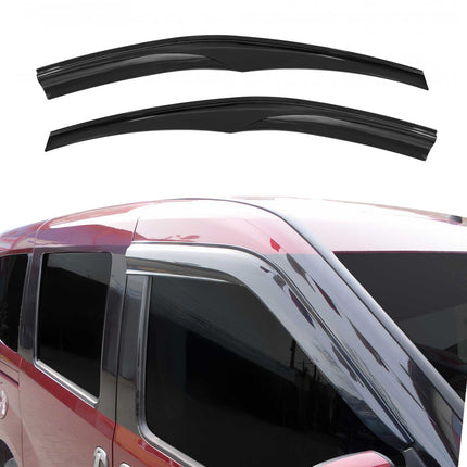 Windabweiser Regenabweiser für Ford Tourneo Courier 2014-2023 Acryl Schwarz 2x
