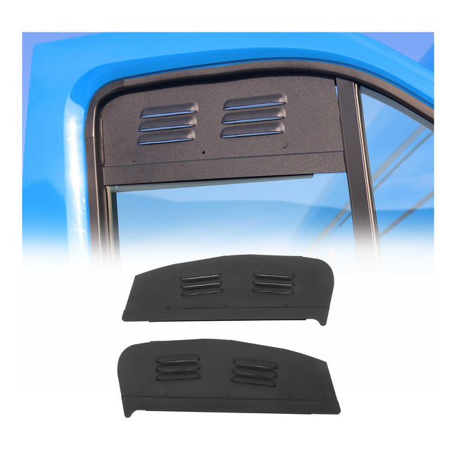 Lüftungsgitter Be & Entlüftung für Opel Vivaro B 2014-2019 Aluminium Schwarz 2x