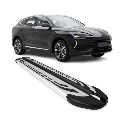 Trittbretter Seitenbretter für BYD Seal U SUV 2024-26 Silber Aluminium 2x