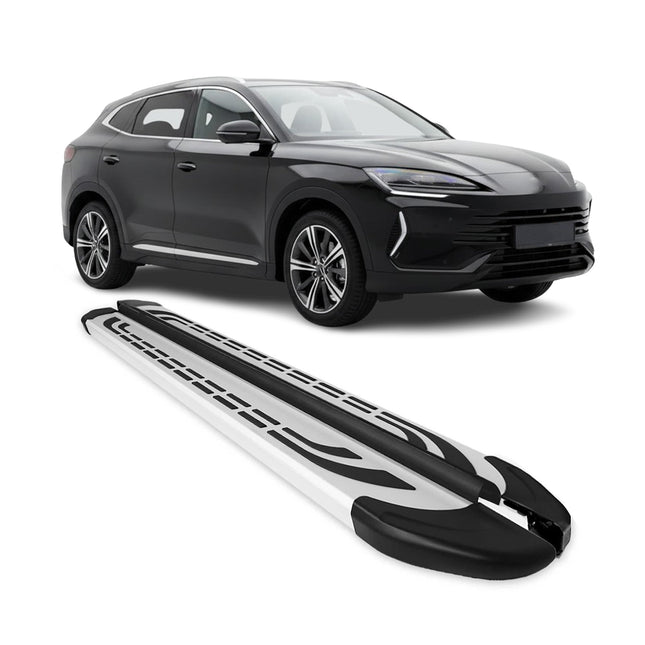 Trittbretter Seitenbretter für BYD Seal U SUV 2024-26 Silber Aluminium 2x