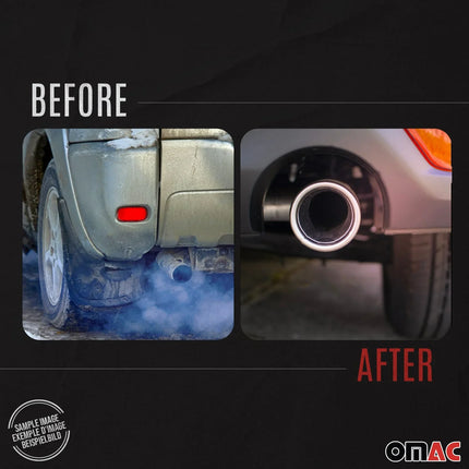 Novus Sportauspuff für VW Polo 4 6N / 6N2 2x76mm DTM Endschalldämpfer mit ABE