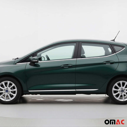 Seitentürleiste Türleisten Türschutzleiste für Ford Fiesta 2017-2021 Chrom 4x