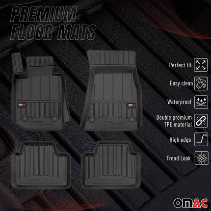 OMAC Gummi Fußmatten für BMW 3er G20 G21 2019-2026 Premium TPE Automatten 4tlg