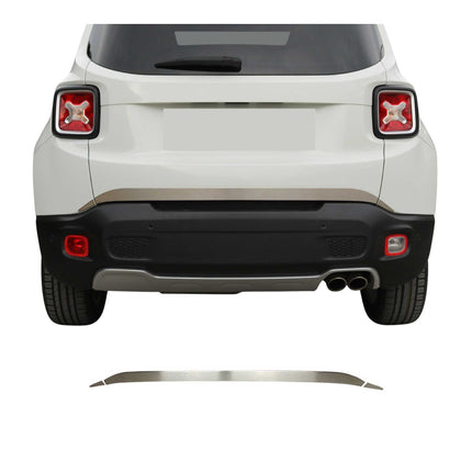 Kofferraumleiste Heckleiste für Jeep Renegade 2015-2024 Chrom Gebürstet 3x