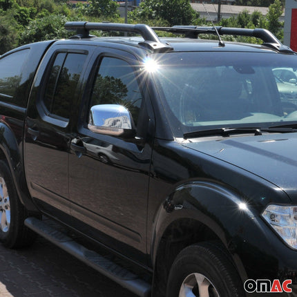 Spiegelkappen Spiegelabdeckung für Nissan Pathfinder 2005-2012 Edelstahl Chrom
