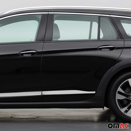 Seitentürleiste Türschutzleiste für Opel Insignia B 2017-2024 Chrom Edelstahl 4x
