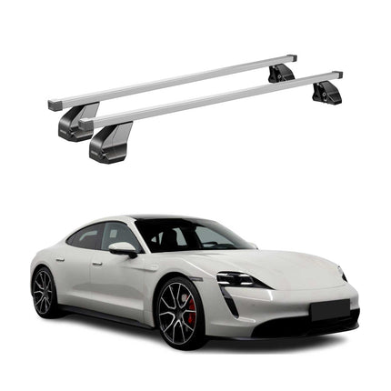 Menabo Dachträger Grundtäger für Porsche Taycan 2019-2026 75kg Stahl Silber 2x