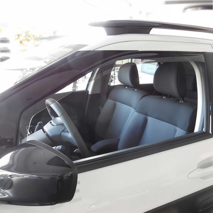 Windabweiser Regenabweiser für Citroen C4 Cactus 2014-2022 Dunkel Acryl 2tlg