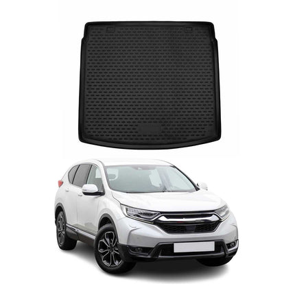 Kofferraummatte Kofferraumwanne für Honda CR-V 2018-2022 Gummi TPE Schwarz