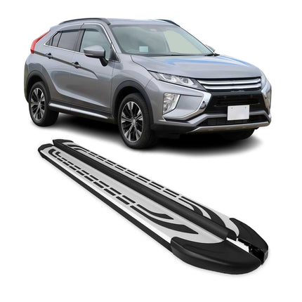 Trittbretter Seitenschweller für Mitsubishi Eclipse Cross 2017-2020 Pre-FL Alu