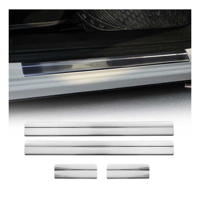 Einstiegsleisten Türschweller für Nissan Qashqai J10 2006-2014 Edelstahl 4x