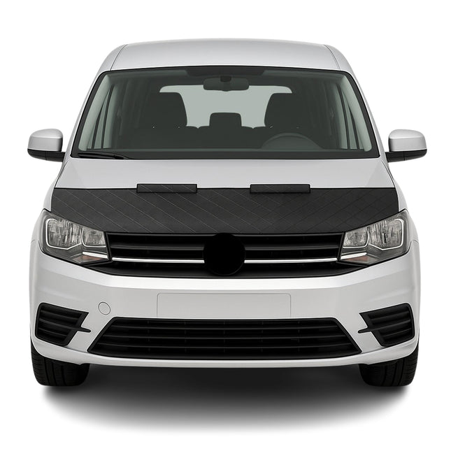 Schwarz Halb Haubenbra Steinschlagschutz Bonnet Bra für VW Caddy 2015-2020