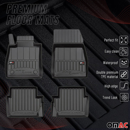 OMAC Gummi Fußmatten für Ford Puma 2019-2026 Premium TPE 3D Automatten 4tlg