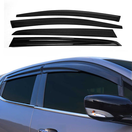 4x Windabweiser Regenabweiser für VW Golf Mk7 2012-2019 Acryl Dunkel