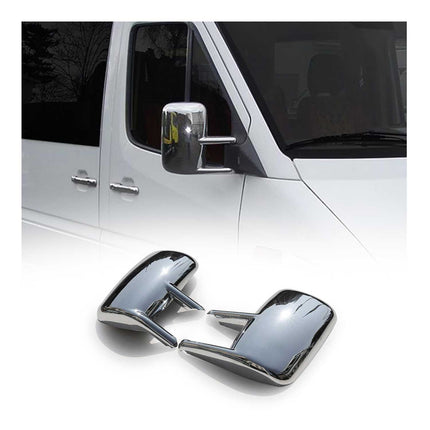 Spiegelkappen Spiegelabdeckung für Mercedes Sprinter W903 1995-2006 Chrom ABS