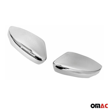 Spiegelkappen Spiegelabdeckung für Skoda Rapid Limo 2012-2019 Edelstahl Chrom