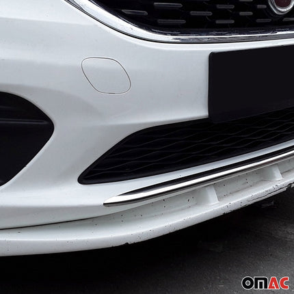Kühlergrill Leisten Grillleisten für Fiat Tipo 2015-2024 Edelstahl Chrom 1tlg