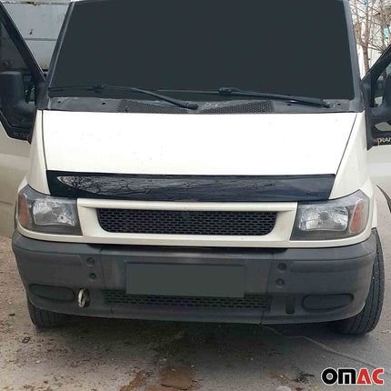 Sonnenblende Motorhaube Deflektor Set für Ford Transit 2000-2006 Acryl 2tlg