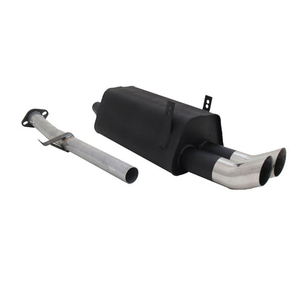 Novus Sportauspuff für BMW 3er E36 316/318 2x76mm DTM Endschalldämpfer mit ABE