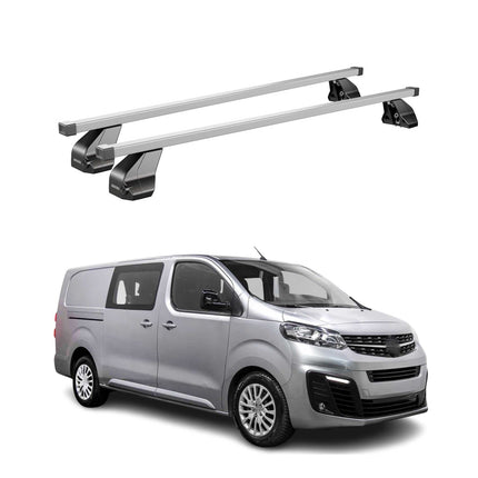 Menabo Dachträger Grundtäger für Opel E Combo 2019-2026 75kg Stahl Silber 2 tlg