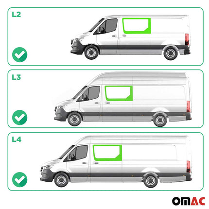 Seitenfenster für Mercedes Sprinter W906 2006-2018 Links Schiebetür L2 L3 L4