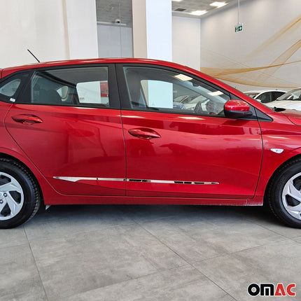 Seitenschutzleiste Türleisten für Hyundai i20 III Schrägheck 2020-2026 Edelstahl