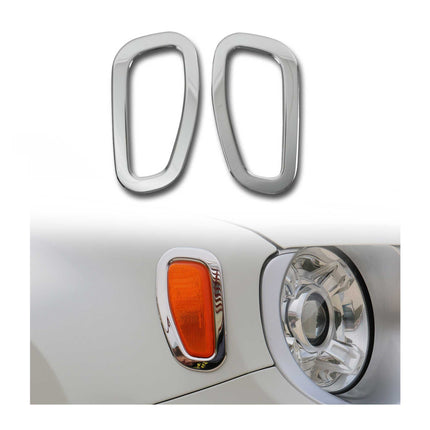 Blinkerrahmen Signalblende Seitenblinker für Jeep Renegade 2019-2024 Edelstahl