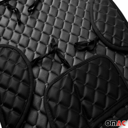 Schonbezug Sitzauflage für Infiniti Q30 Q50 Q60 Q70 Kunstleder Schwarz