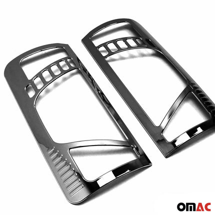 Stoplicht Rahmen für Ford Transit Tourneo Connect 2009-2013 Abs Dark Chrom