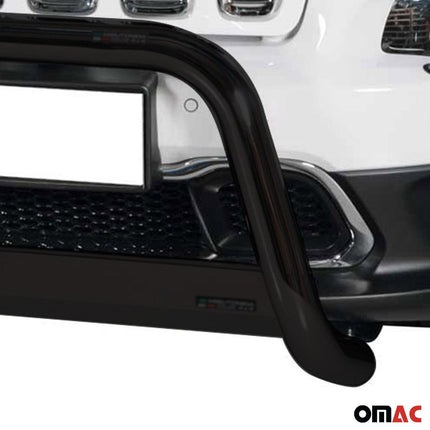 Frontbügel Frontschutzbügel für Jeep Cherokee 2013-2018 Schwarz Edelstahl ø63 mm