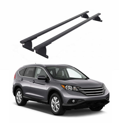 Dachträger Grundtäger für Honda CR-V IV 2013-2018 75kg Stahl Schwarz 2 tlg