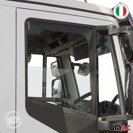 Windabweiser Regenabweiser für Mercedes Atego 2000-2012 2 Trg Dunkel Acryl 2tlg