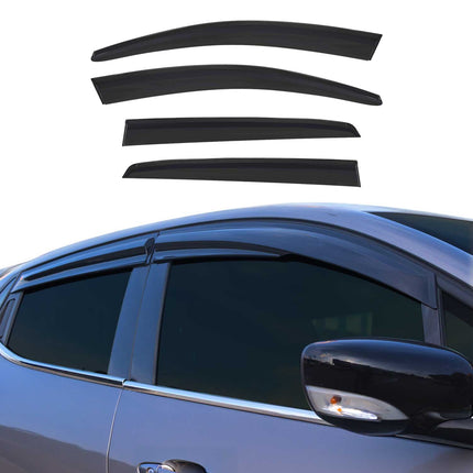 4x Windabweiser Regenabweiser für Peugeot 307 308 2001-2012 Schrägheck Dunkel