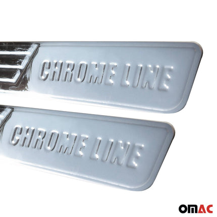 Chromline Chrom Einstiegsleisten Türschutzleiste Türrahmen Edelstahl 4 tlg